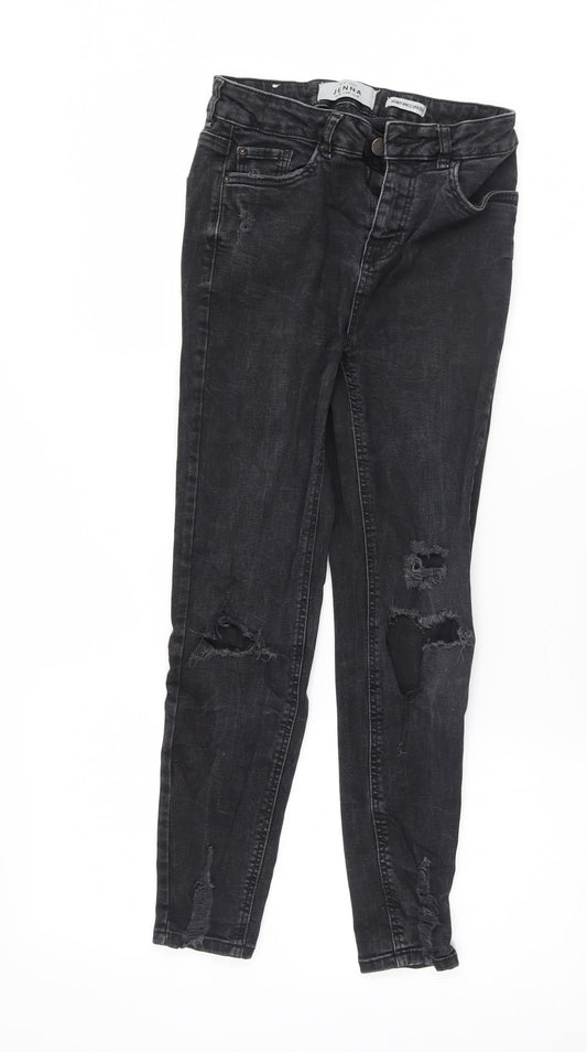New Look Womens Black   Skinny Jeans Size 10 L24 in