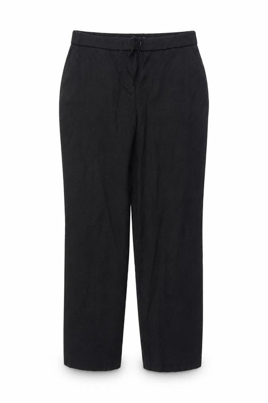 Womens UK Size 14 David Emanuel Regular Fit  Black Trousers