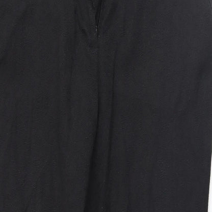 Womens UK Size 14 David Emanuel Regular Fit  Black Trousers