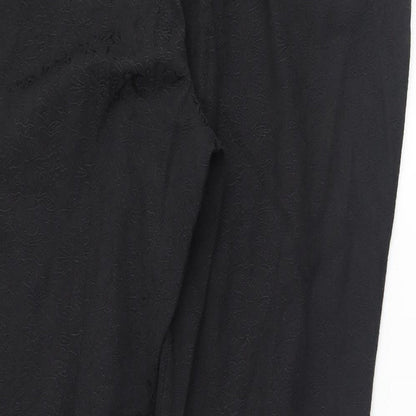 Womens UK Size 14 David Emanuel Regular Fit  Black Trousers