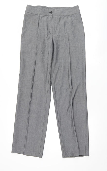 Womens UK Size 8 Preworn Regular Fit  Grey Trousers