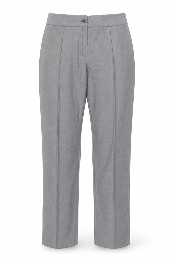 Womens UK Size 8 Preworn Regular Fit  Grey Trousers
