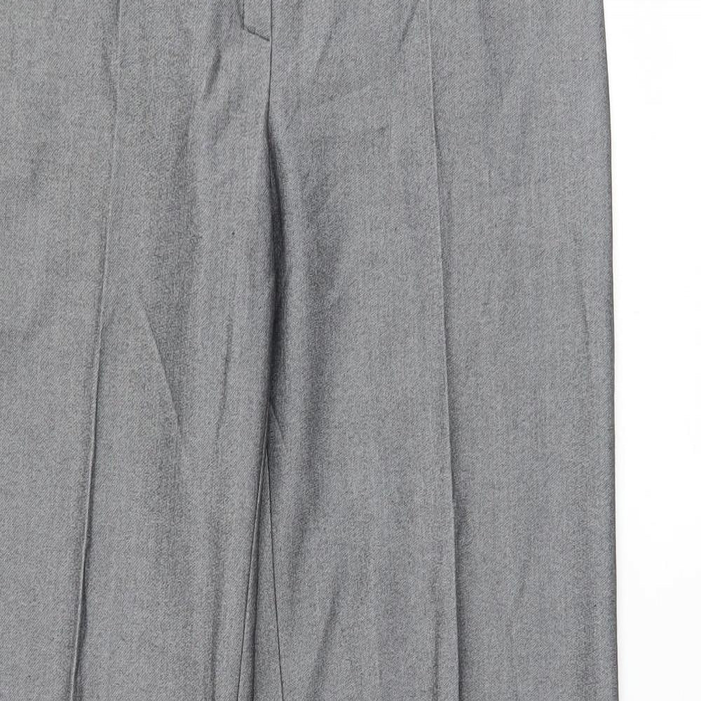Womens UK Size 8 Preworn Regular Fit  Grey Trousers