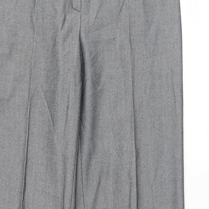 Womens UK Size 8 Preworn Regular Fit  Grey Trousers