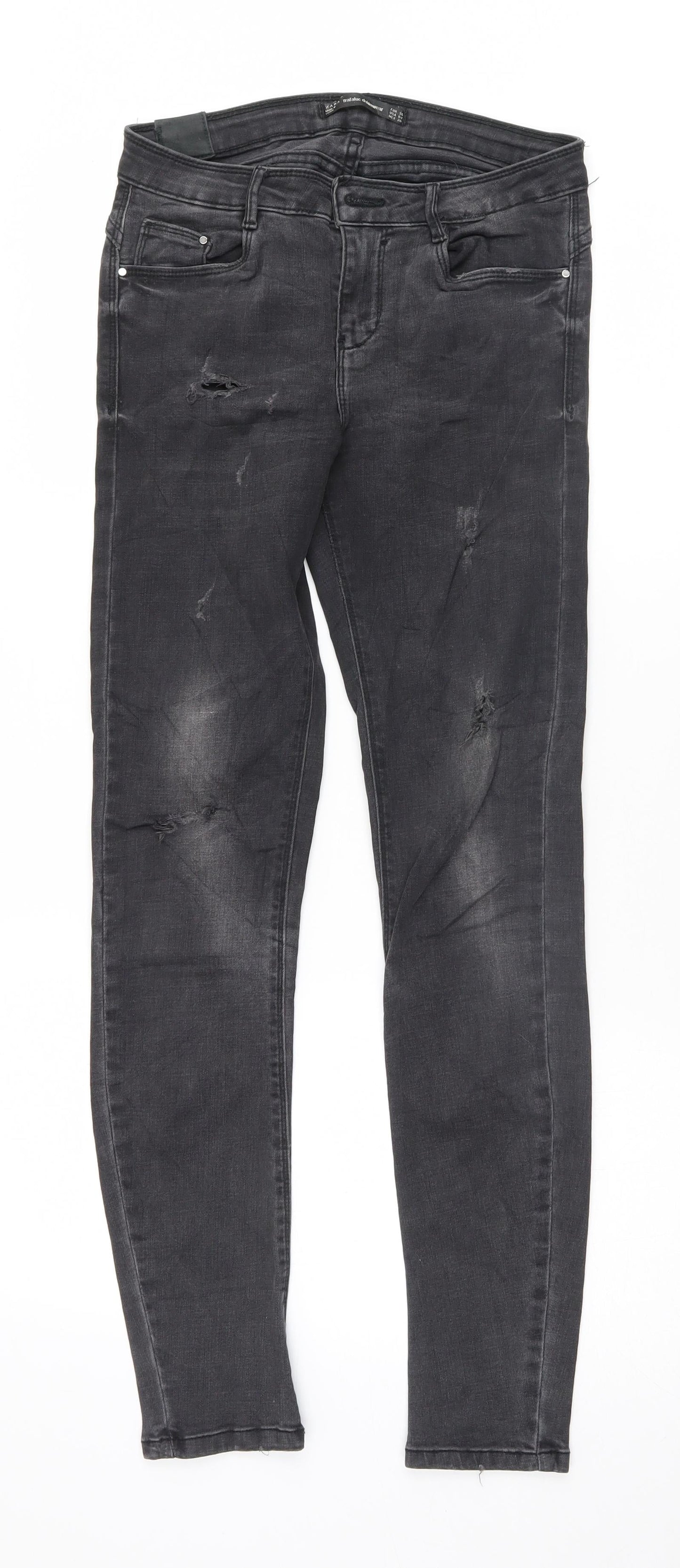 Zara Womens Black   Skinny Jeans Size 8 L29 in