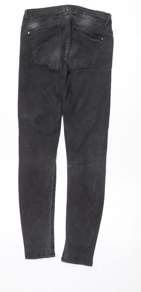 Zara Womens Black   Skinny Jeans Size 8 L29 in