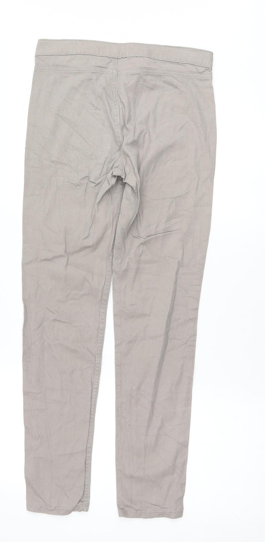 Womens UK Size 10 H&M Regular Fit  Beige Trousers