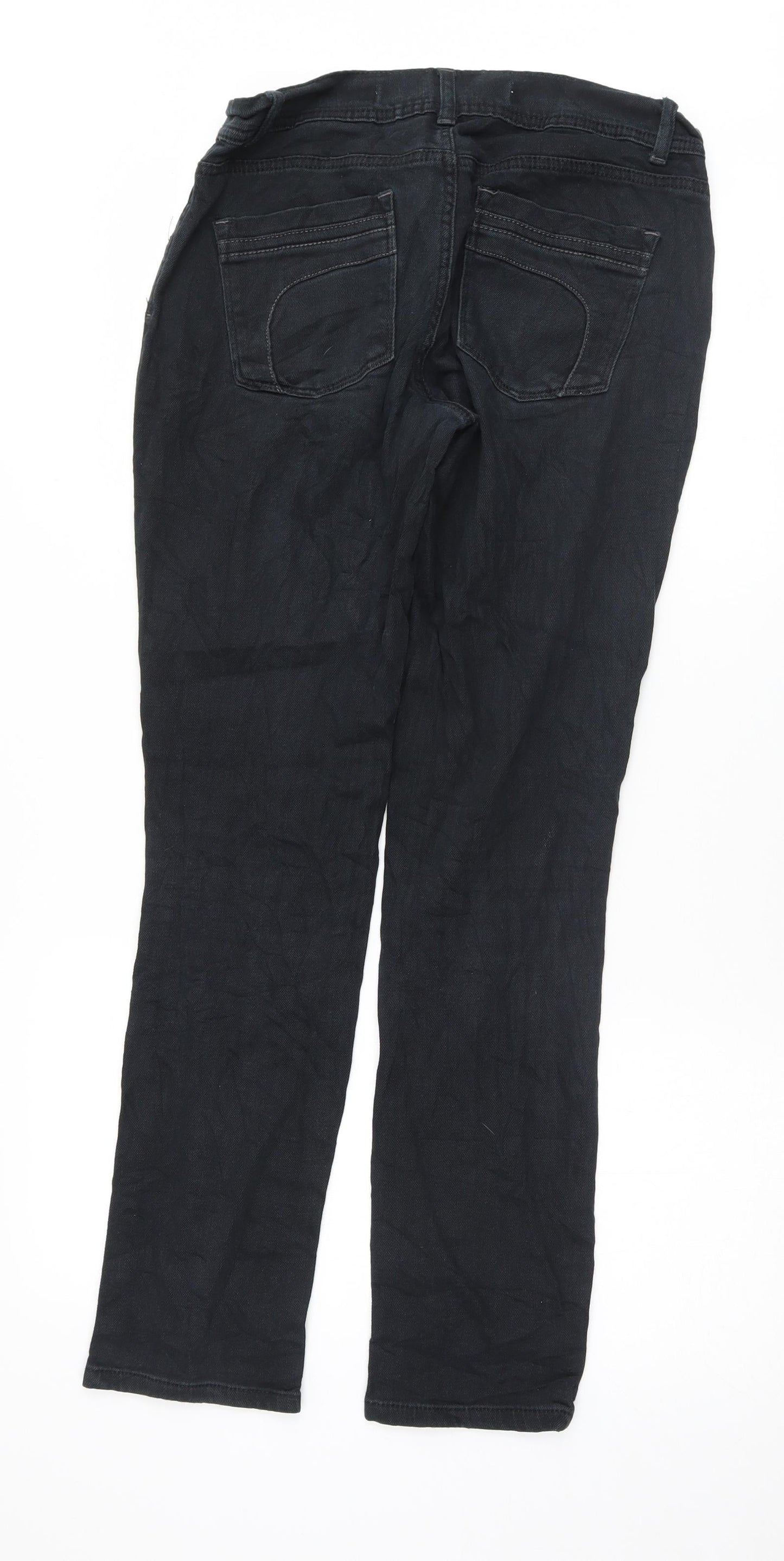 NEXT Womens Black   Skinny Jeans Size 12 L29 in