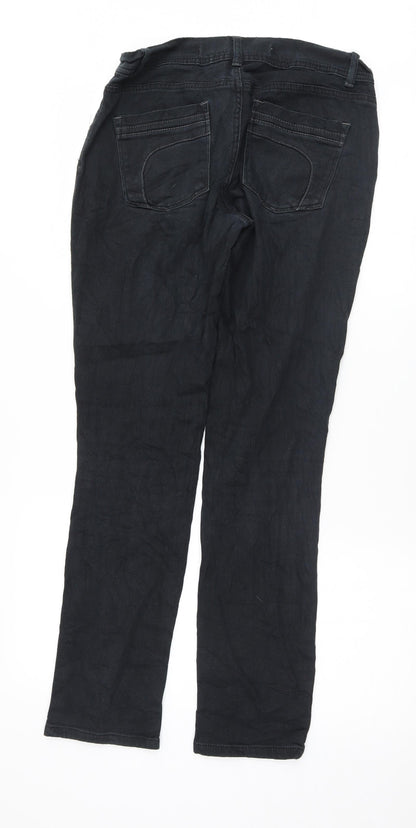 NEXT Womens Black   Skinny Jeans Size 12 L29 in