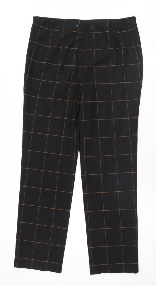 Taranko Womens Black   Trousers  Size 12 L29 in