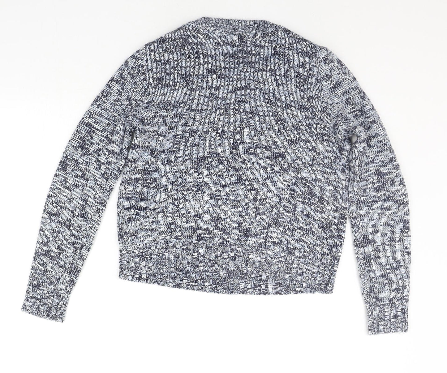 Womens UK Size S Divided Blue Pullover Jumper