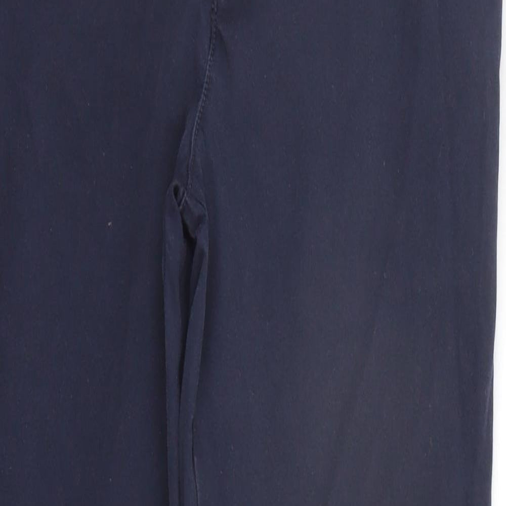 River Island Girls Blue   Chino Trousers Size 12 Years