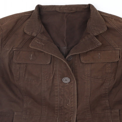 Womens UK Size 14 BHS Brown Jacket