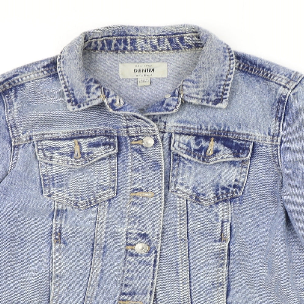 Womens UK Size 10 New Look Blue Jacket