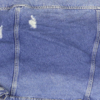 GUARARAPES Womens Blue   Jacket Coat Size M  - Distressed