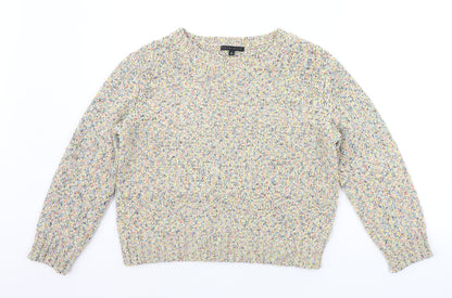Tintoretto Womens Beige   Pullover Jumper Size M