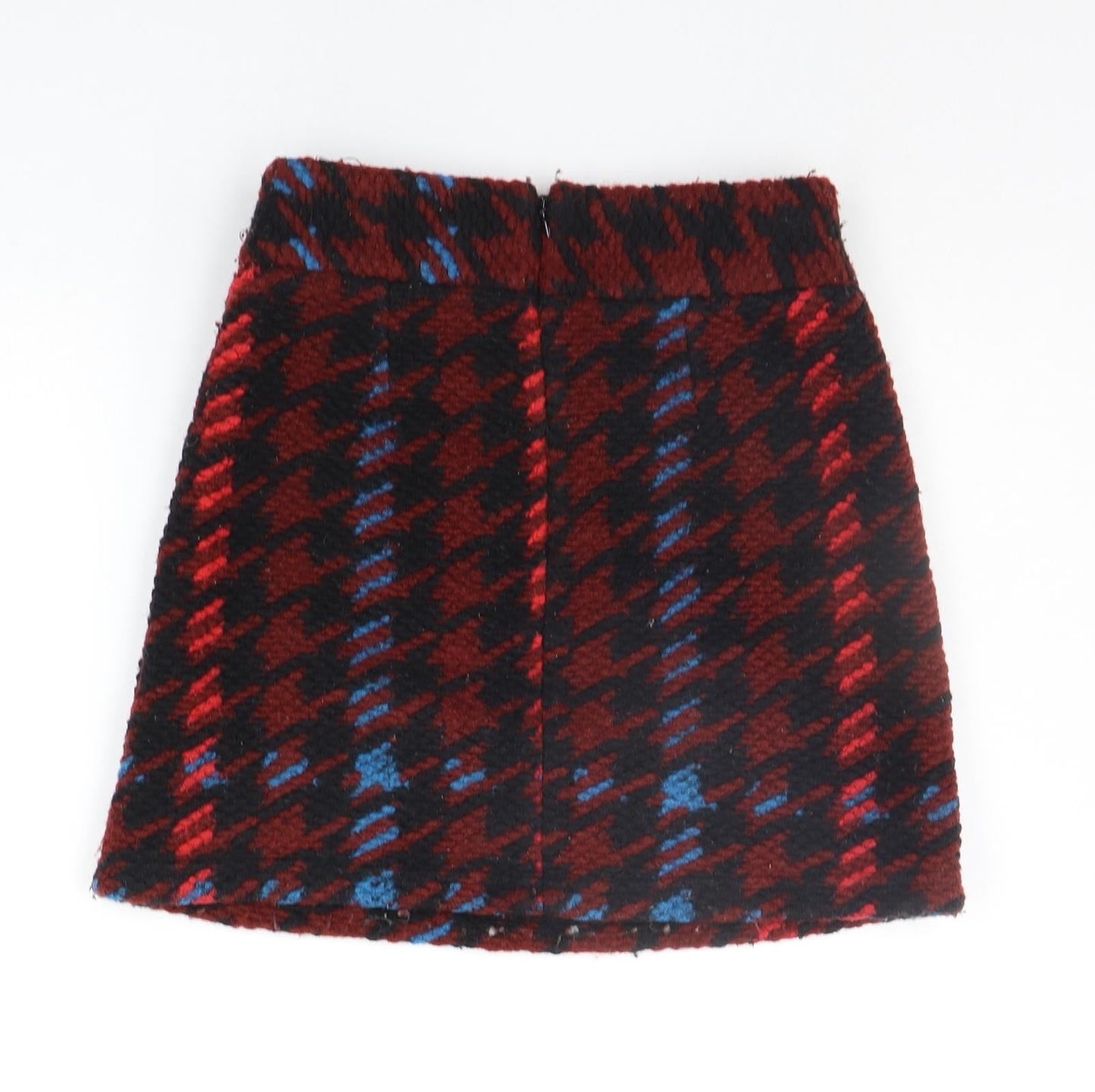 New Look Womens Purple Geometric  A-Line Skirt Size 8