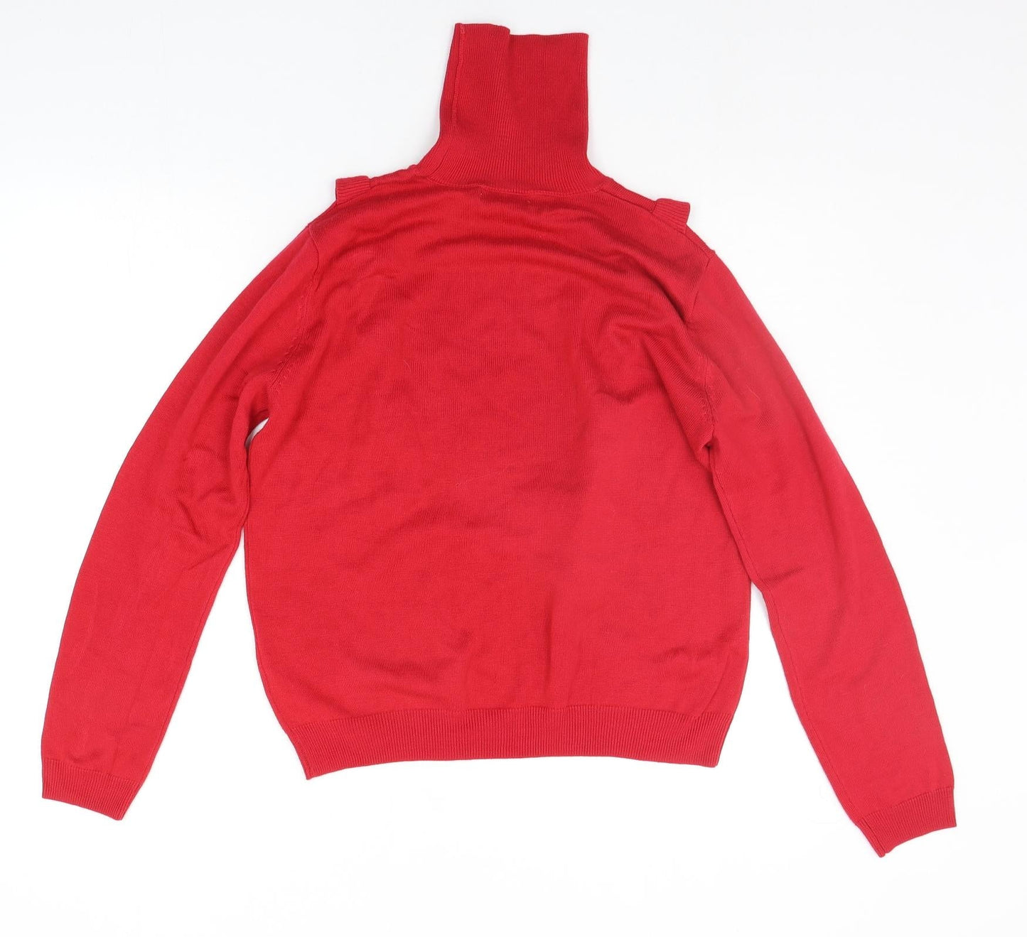 Womens UK Size M R Edition Red Pullover Jumper