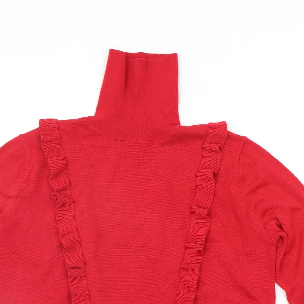 Womens UK Size M R Edition Red Pullover Jumper