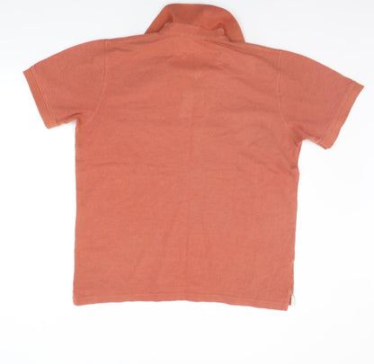 Easy Mens Orange    Polo Size L