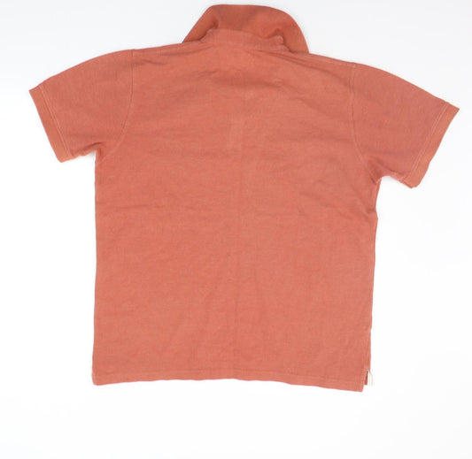 Easy Mens Orange    Polo Size L