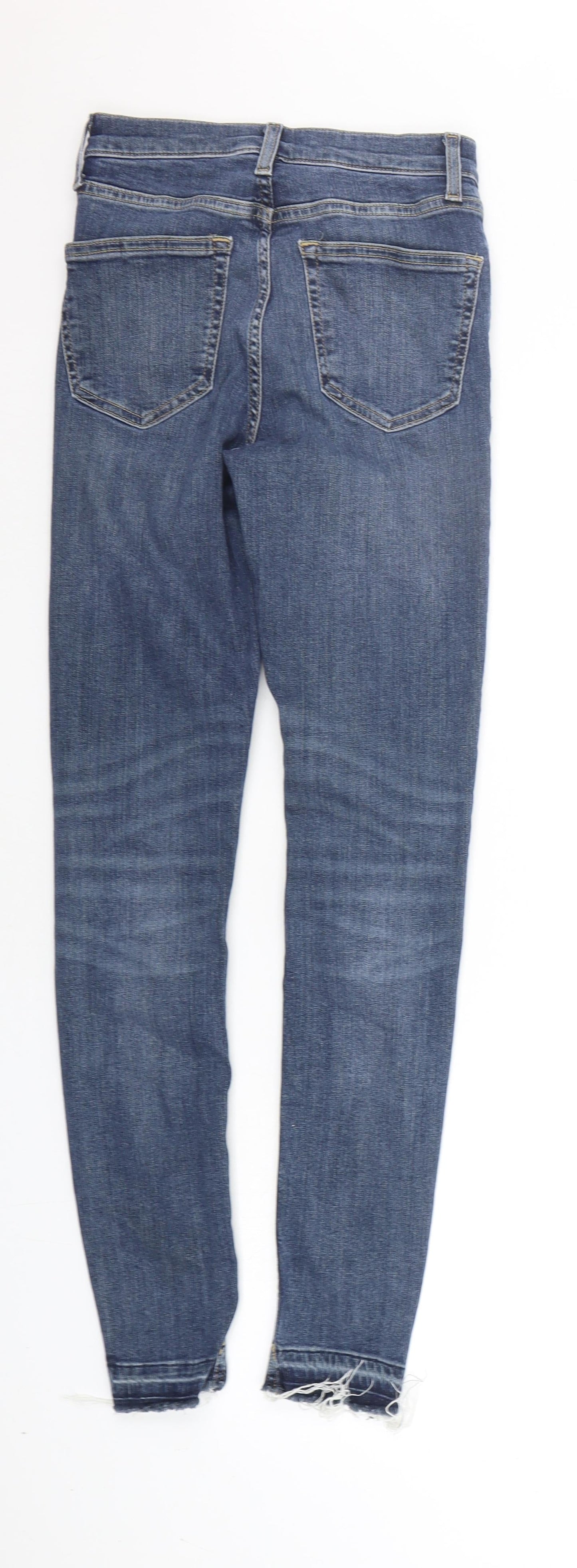 Topshop Womens Blue   Straight Jeans Size 25 in