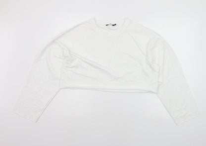 I SAW IT FIRST Womens White   Pullover Jumper Size 8