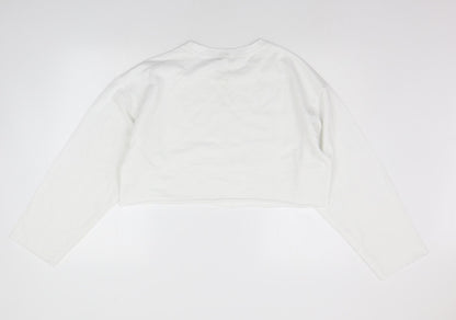 I SAW IT FIRST Womens White   Pullover Jumper Size 8