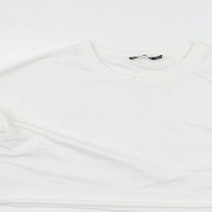 I SAW IT FIRST Womens White   Pullover Jumper Size 8