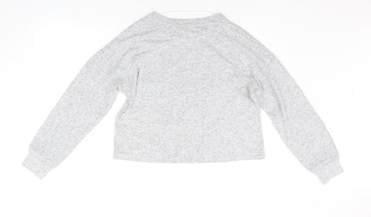 Womens UK Size S LOVE TO LOUNGE Grey Pullover Jumper