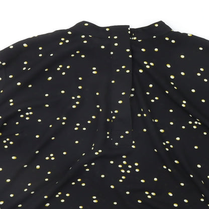 Womens UK Size 10 H&M Beige Basic Button-Up