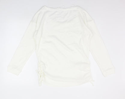F&F Womens White   Pullover Jumper Size S