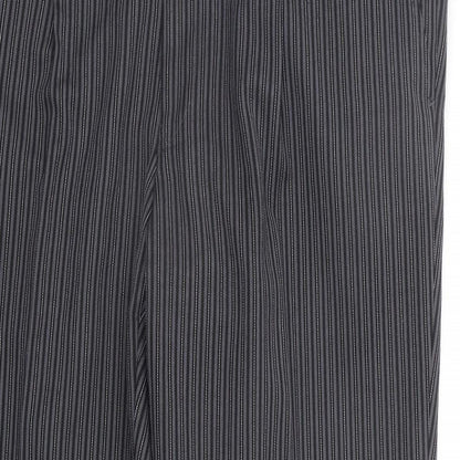 Maggee Womens Grey Striped  Trousers  Size 38 in L29 in