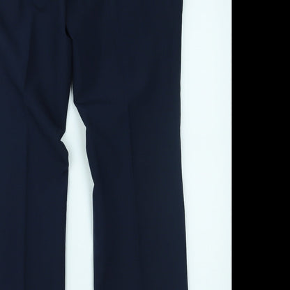 Womens UK Size 14 Papaya Regular Fit  Blue Trousers