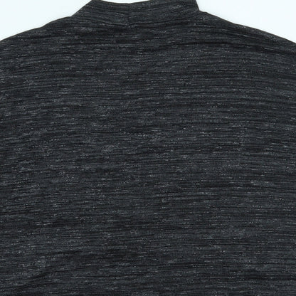 Womens UK Size 10 River Island Grey Cropped T-Shirt