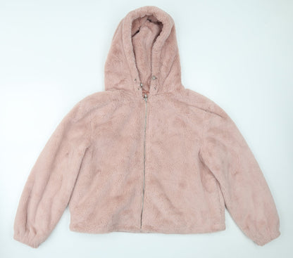 Primark Womens Pink   Overcoat Coat Size L