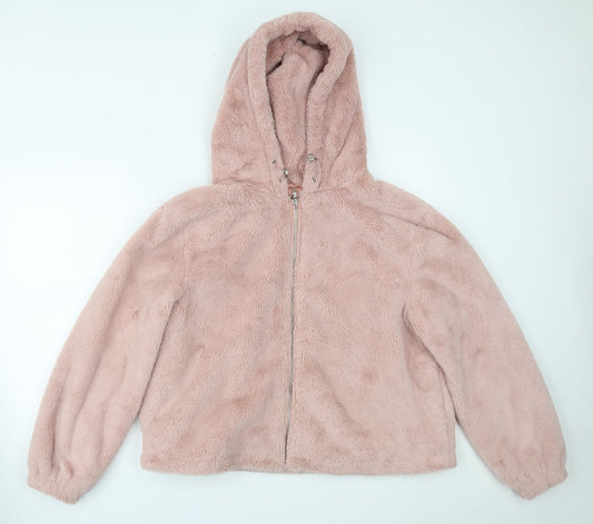 Primark Womens Pink   Overcoat Coat Size L