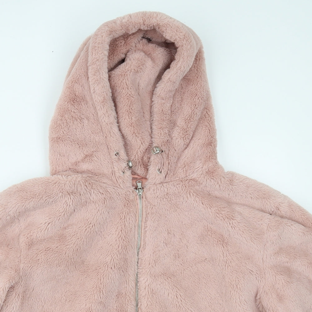 Primark Womens Pink   Overcoat Coat Size L