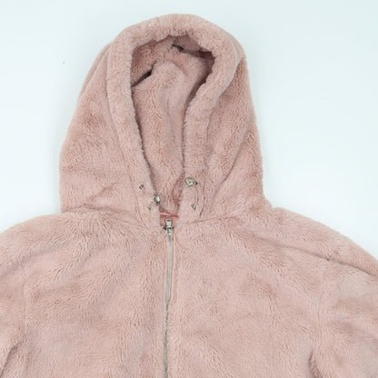 Primark Womens Pink   Overcoat Coat Size L