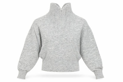 H&M Girls Grey  Knit Pullover Jumper Size XS
