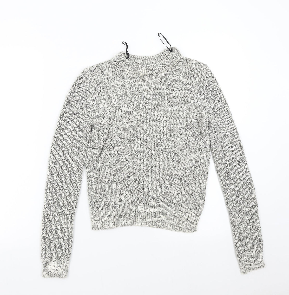 Womens UK Size XS H&M Grey Pullover Jumper