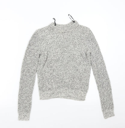 Womens UK Size XS H&M Grey Pullover Jumper