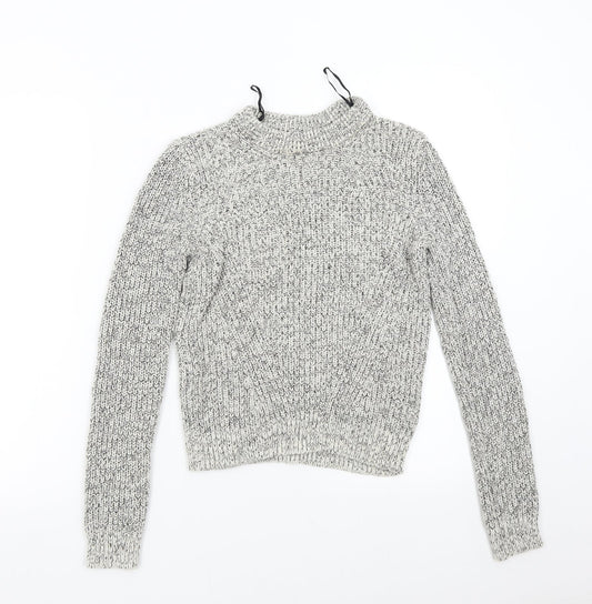 Womens UK Size XS H&M Grey Pullover Jumper