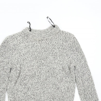 Womens UK Size XS H&M Grey Pullover Jumper