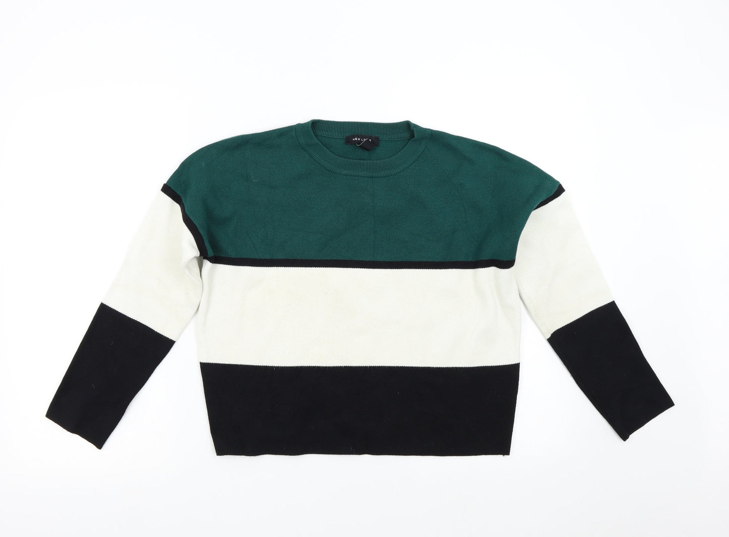Womens UK Size S New Look Multicoloured Pullover Jumper