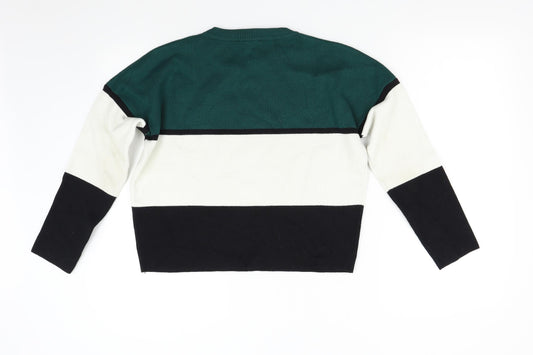 Womens UK Size S New Look Multicoloured Pullover Jumper