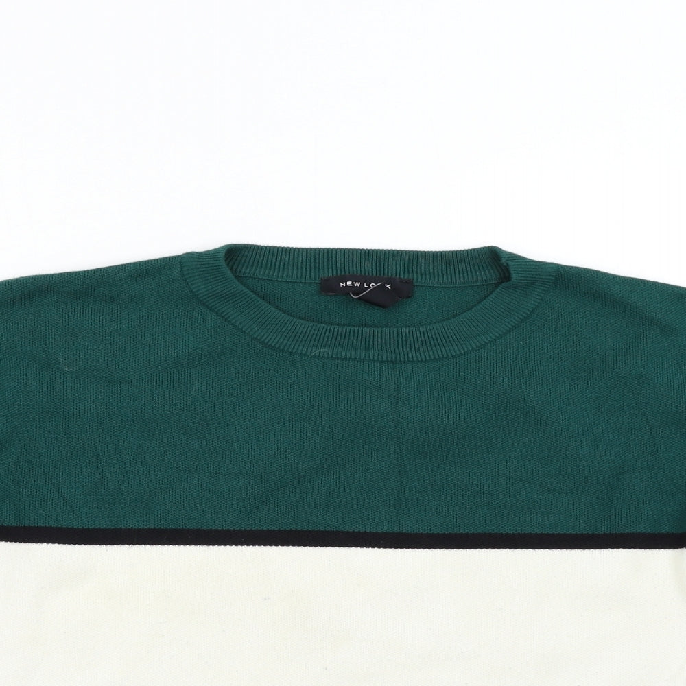 Womens UK Size S New Look Multicoloured Pullover Jumper