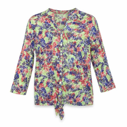 M&S Womens Multicoloured Floral  Basic Button-Up Size 8