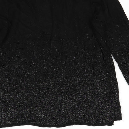 LC Wakiki Womens Black  Knit Pullover Jumper Size L