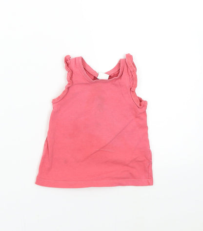 NEXT Baby Pink   Basic Tank Size 9-12 Months